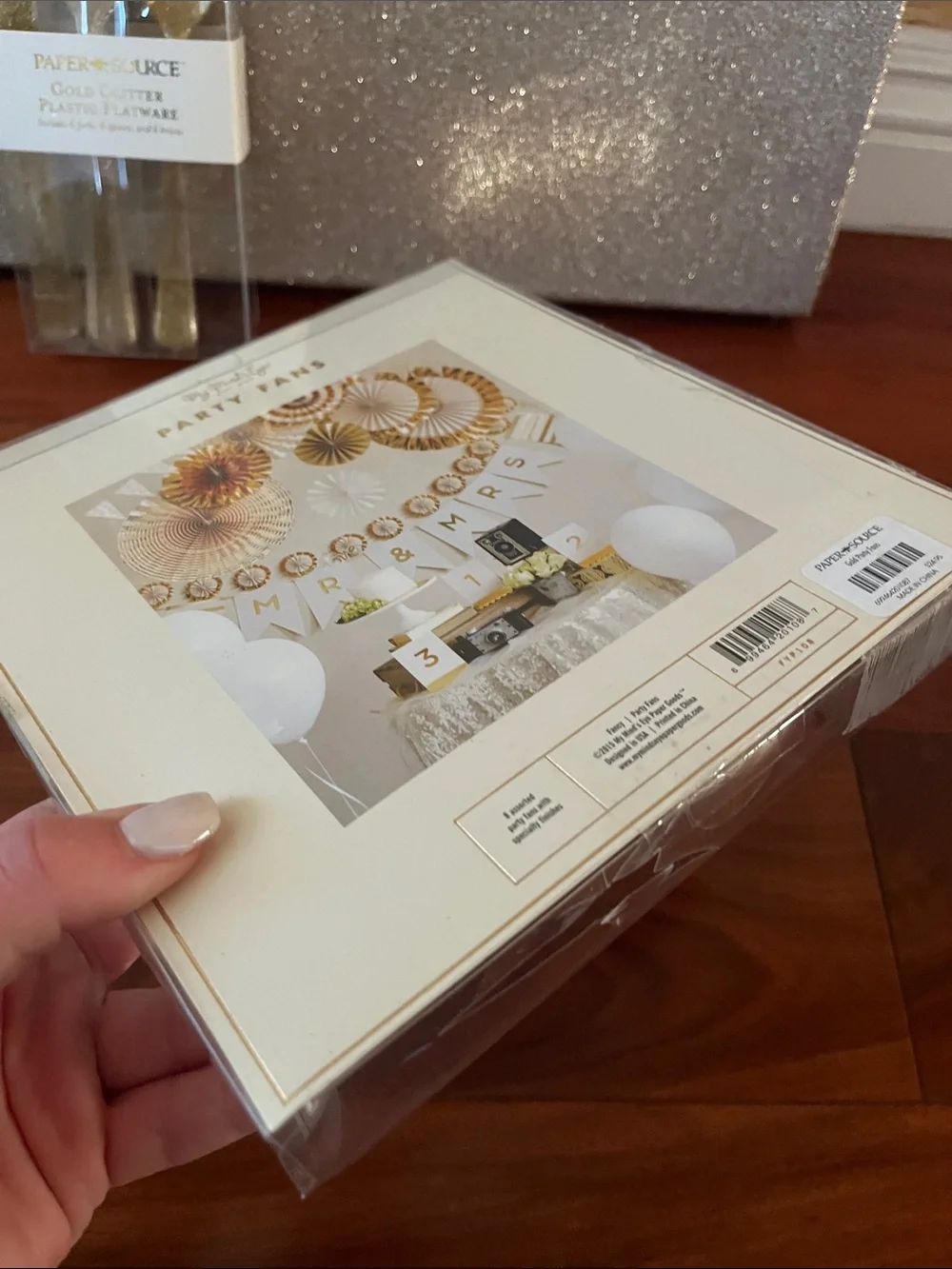 Paper Source Golden Party Set - Paper Fans, Napkins & More!